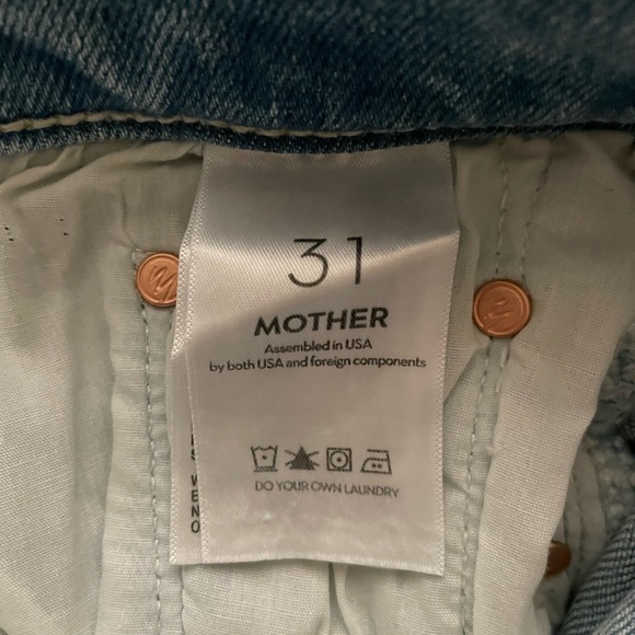 NWT MOTHER jeans Insider Crop Step Frey Limited Edition Wash Size 31 - Picture 13 of 16